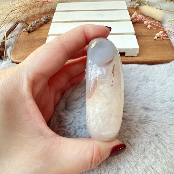 Gorgeous Agate with Druzy Moon - Picture 2 of 5